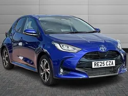 Blue New 2025 Toyota Yaris Hybrid Design Hatchback | £19,999 (Super price)