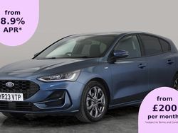 Blue Used 2023 Ford Focus ST-Line Hatchback | £15,130 (Fair price)