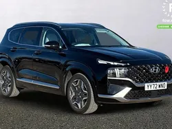 Black Used 2023 Hyundai Santa Fe Ultimate SUV | £28,599 (Good price)