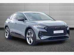 Grey Used 2025 Audi Q4 Sportback e-tron Black Edition SUV | £40,495 (Super price)