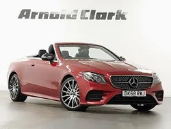 Red Used 2018 Mercedes E300 AMG Line Premium Plus Cabriolet | £20,998 (Super price)