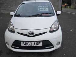 White Used 2013 Toyota Aygo Hatchback | £3,795 (Fair price)