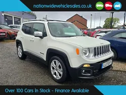 White Used 2017 Jeep Renegade Limited SUV | £8,138 (Fair price)