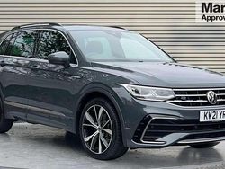 Dolphin grey metallic Used 2021 VW Tiguan R-line SUV | £24,000 (Good price)