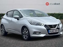 Silver Used 2019 Nissan Micra N-Connecta Hatchback | £8,898 (Fair price)