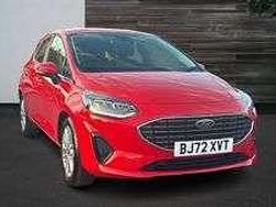 Red Used 2022 Ford Fiesta Titanium Hatchback | £13,890 (Fair price)