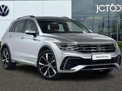Silver Used 2022 VW Tiguan R-line SUV | £27,253 (Fair price)