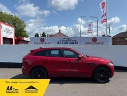 Red Used 2019 Jaguar F-Pace R-Sport SUV | £14,995 (Fair price)