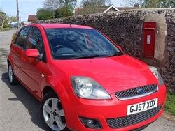 Red Used 2007 Ford Fiesta Zetec Hatchback | £1,795 (Fair price)