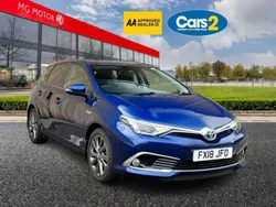 Blue Used 2018 Toyota Auris Hybrid Hatchback | £10,690 (Fair price)