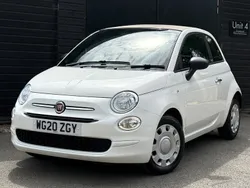 White Used 2020 Fiat 500C Pop Cabriolet | £8,990