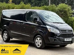 Black Used 2017 Ford Transit Custom Limited | £9,490 (Fair price)