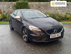 Black Used 2016 Volvo V40 R-Design Hatchback | £7,795 (Fair price)