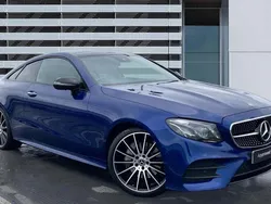Blue Used 2020 Mercedes E300 AMG line Coupe | £30,312 (A bit pricey)