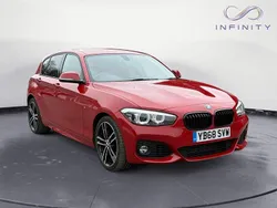 Red Used 2018 BMW 118 M Sport Hatchback | £12,949 (Fair price)