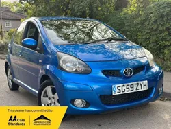 Blue Used 2009 Toyota Aygo Hatchback | £2,000 (Fair price)