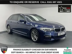 Blue Used 2017 BMW 520 M Sport Estate | £15,970 (Fair price)