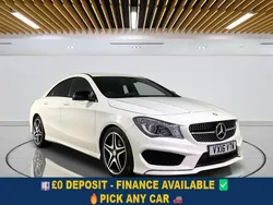 White Used 2016 Mercedes CLA220 AMG Sedan | £11,749 (Fair price)