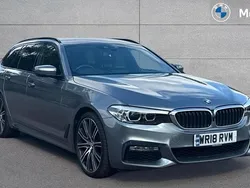 Blue Used 2018 BMW 530 M Sport Estate | £29,184 (Expensive)
