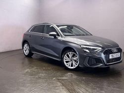 Grey Used 2023 Audi A3 Sportback e-tron S-Line Sedan | £21,499 (Fair price)