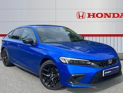Blue Used 2022 Honda Civic Hybrid Hatchback | £22,796 (Fair price)