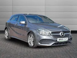 Grey Used 2018 Mercedes A200 AMG line Hatchback | £9,995 (Fair price)