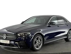 Blue Used 2021 Mercedes E300 AMG line Sedan | £26,820 (Super price)
