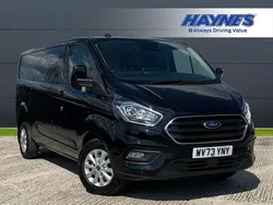 Black Used 2023 Ford Transit Custom Limited Van | £22,995 (Super price)