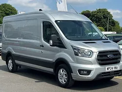 Moondust silver (metallic paint) Used 2024 Ford Transit Limited Van | £29,500 (Expensive)