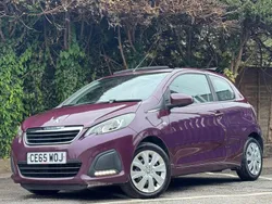 Mauve/purple Used 2015 Peugeot 108 Active Hatchback | £3,495 (Good price)
