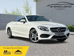 White Used 2018 Mercedes C200 AMG line Cabriolet | £16,190 (Good price)