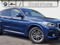 Blue Used 2021 BMW X4 M Sport SUV | £32,250 (Good price)