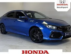 Blue Used 2019 Honda Civic SR Hatchback | £13,798 (Fair price)