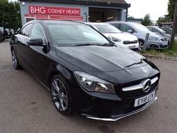 Metallic black Used 2018 Mercedes CLA180 Sedan | £13,190 (Fair price)