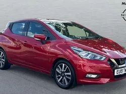 Red Used 2019 Nissan Micra Acenta Hatchback | £8,445 (Fair price)