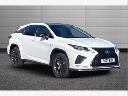 F sport white Used 2021 Lexus RX450h Sport Line SUV | £37,869 (Expensive)
