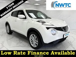 White Used 2015 Nissan Juke Acenta SUV | £8,495 (Expensive)