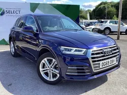 Blue Used 2019 Audi Q5 S-Line SUV | £22,795 (Good price)