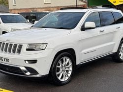White Used 2016 Jeep Grand Cherokee Summit SUV | £20,995 (Expensive)