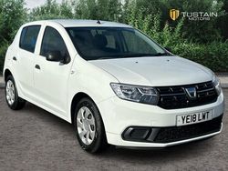 White Used 2018 Dacia Sandero Ambiance Hatchback | £6,499 (Fair price)