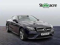 Blue Used 2020 Mercedes E220 AMG line Coupe | £23,590 (Good price)