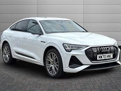 Glacier white Used 2020 Audi e-tron Comfort SUV | £25,590 (Expensive)