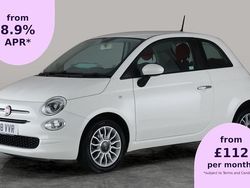 White Used 2018 Fiat 500 Pop Star Hatchback | £7,710 (Fair price)