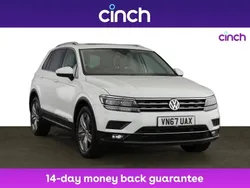 White Used 2017 VW Tiguan SEL SUV | £15,549 (Fair price)