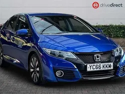 Paint metallic Used 2016 Honda Civic SE Plus Hatchback | £8,150 (Fair price)