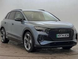 Blue Used 2024 Audi Q4 e-tron Black Edition SUV | £34,950 (Super price)