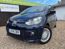 Blue Used 2014 VW up! high up! Hatchback | £7,495 (A bit pricey)