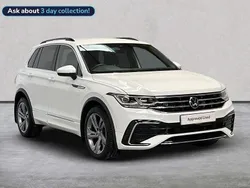White Used 2023 VW Tiguan R-line Edition SUV | £31,100 (Fair price)