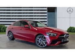 Red Used 2024 Mercedes C200 AMG Line Premium Plus Sedan | £37,455 (Expensive)