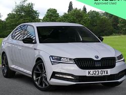 White Used 2023 Skoda Superb SportlinePlus Hatchback | £26,995 (Fair price)